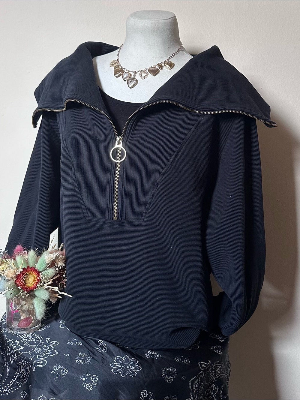 VARLEY Vine Half Zip Sweatshirt (1X) NWOT